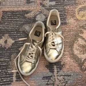 Veja gold sneakers